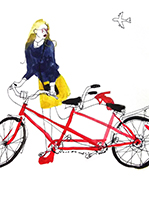 土屋 みよ (bicycle)　(softbank)
